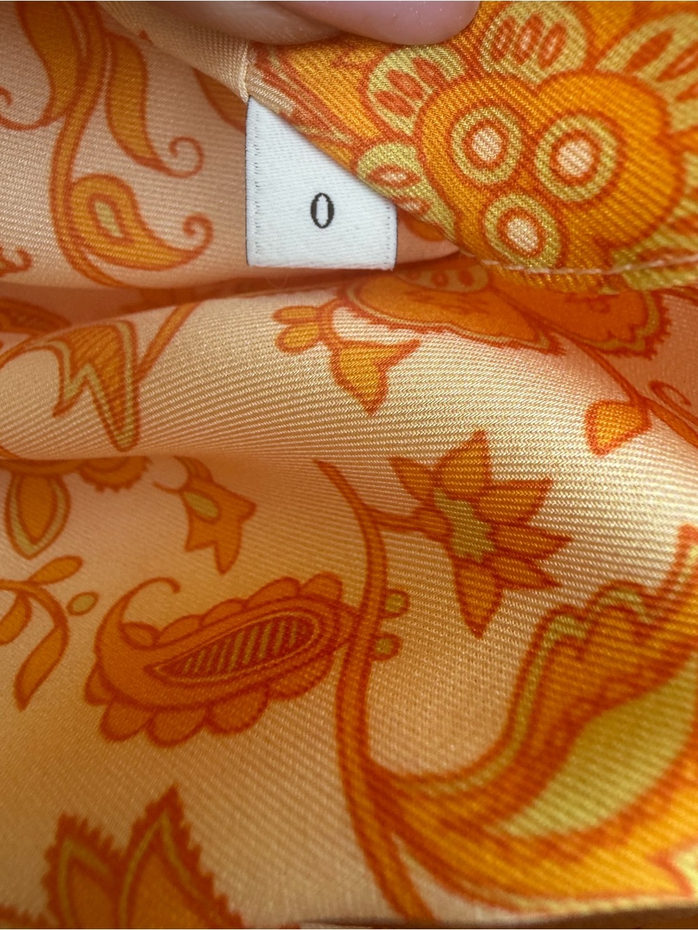 Sandro Yellow and Cream Floral Short-Sleeve Button-Down Shirt - Picture 10 of 15